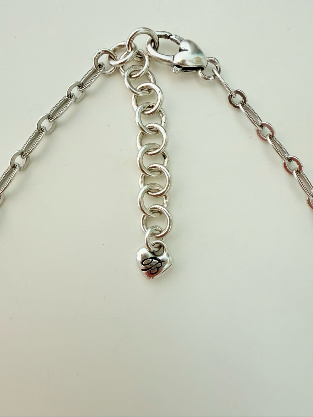 Brighton Sterling Silver Heart Pendant Necklace - Silver - Picture 3 of 4
